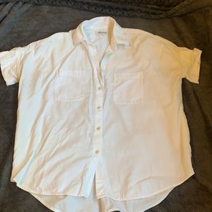 Madewell White cotton Courier Shirt